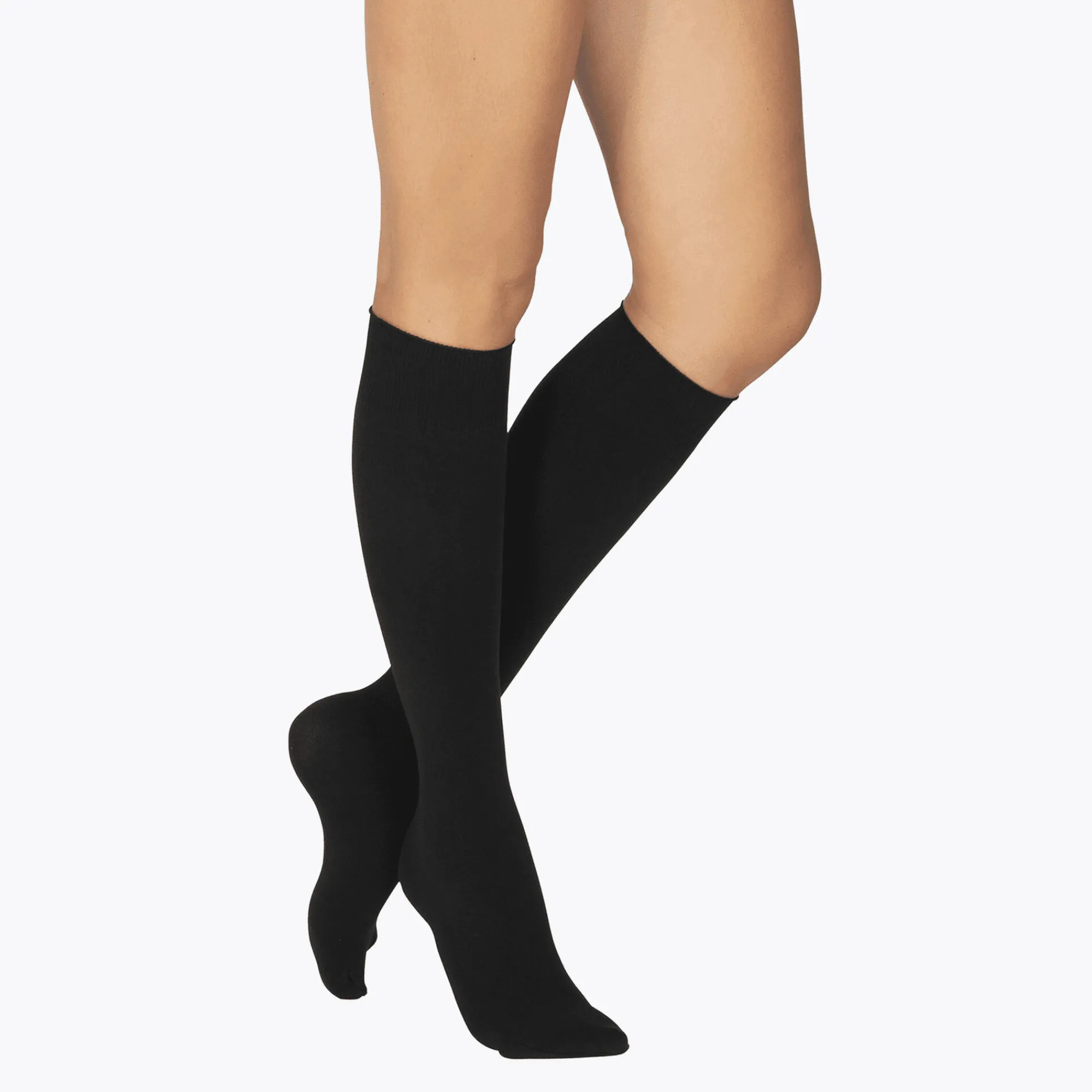 Panty’s, Kniekousen En Sokken<Well Warme kniekousen met fleecegevoel zwart