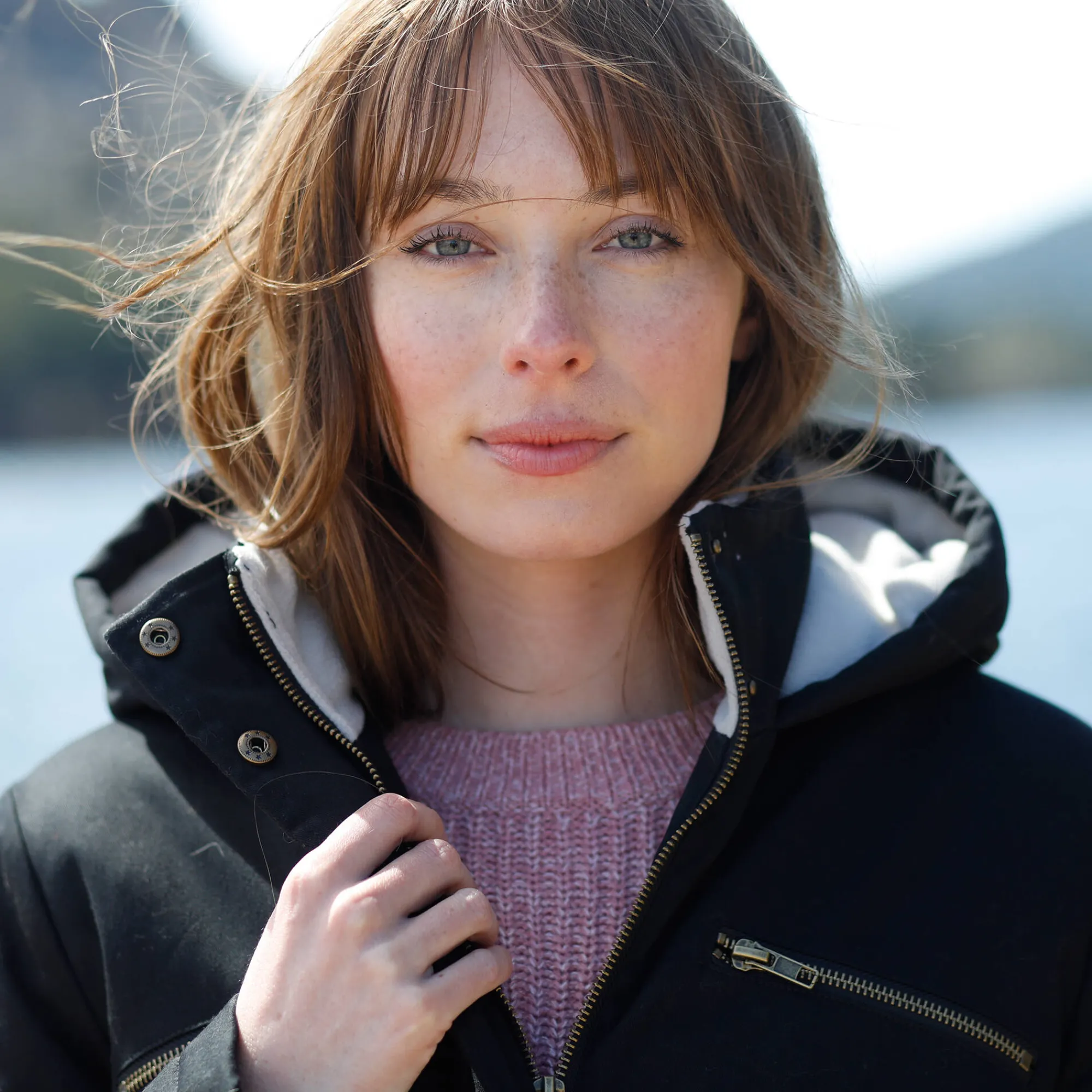 Parka En Donsjas<Blancheporte Waterafstotende parka met fleecevoering zwart