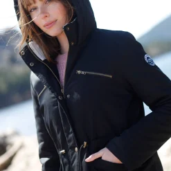 Parka En Donsjas<Blancheporte Waterafstotende parka met fleecevoering zwart