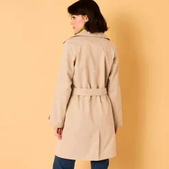 Jas En Mantel<Blancheporte Waterafstotende trenchcoat met verwijderbare ceintuur beige