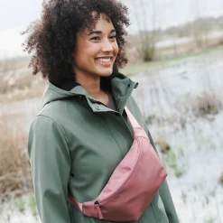 Accessoires|Accessoires En Juwelen<Blancheporte Waterdicht bananentasje in gerecycleerde polyamide(**) DONKERROZE