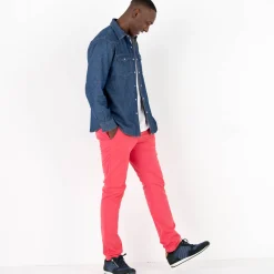 T-Shirt, Hemd En Polo<Blancheporte Western' hemd in jeans stone