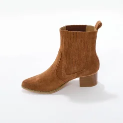 Bottines En Boots|Schoenen<Blancheporte Westernboots, leer honing