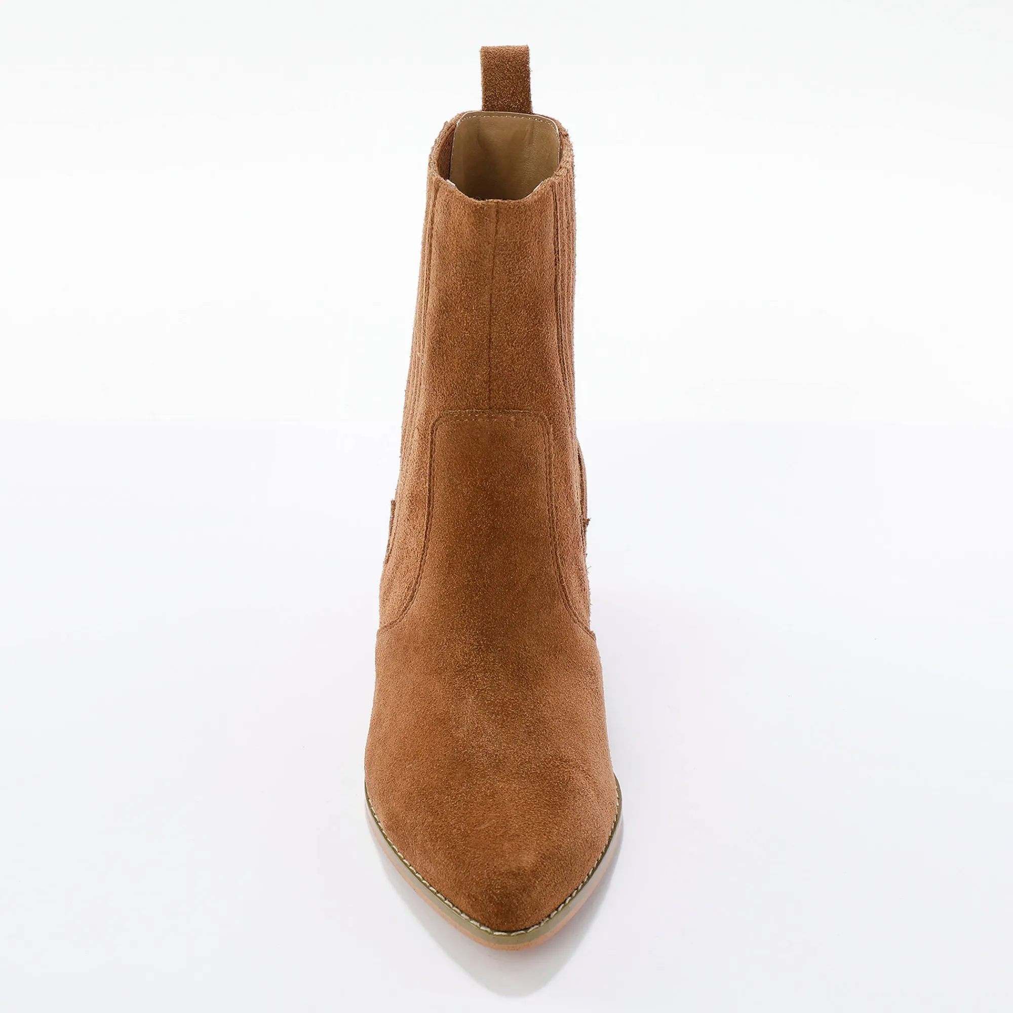 Bottines En Boots|Schoenen<Blancheporte Westernboots, leer honing