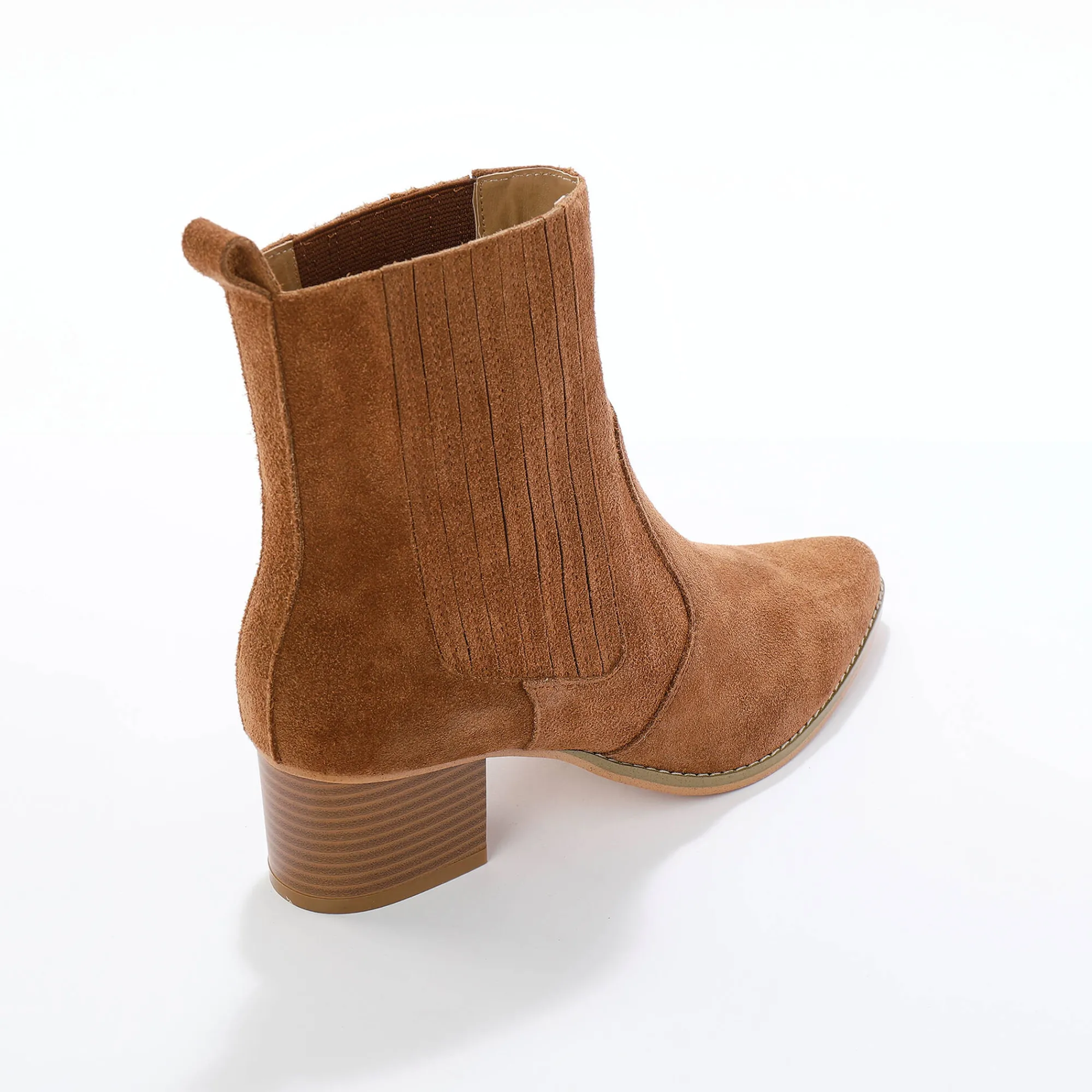 Bottines En Boots|Schoenen<Blancheporte Westernboots, leer honing
