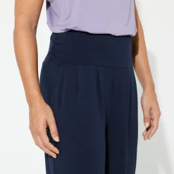 Broek<Blancheporte Yogabroek in tricot met comfortabel model marine