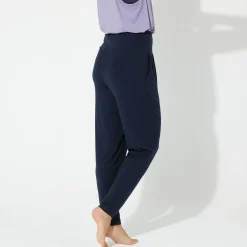 Broek<Blancheporte Yogabroek in tricot met comfortabel model marine