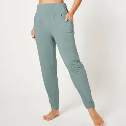 Broek<Blancheporte Yogabroek in tricot met comfortabel model watergroen