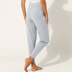 Broek<Blancheporte Yogabroek in tricot met comfortabel model chiné grijs