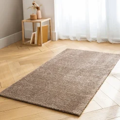Tapijt<Blancheporte Zacht en comfortabel tapijtje zandkleur