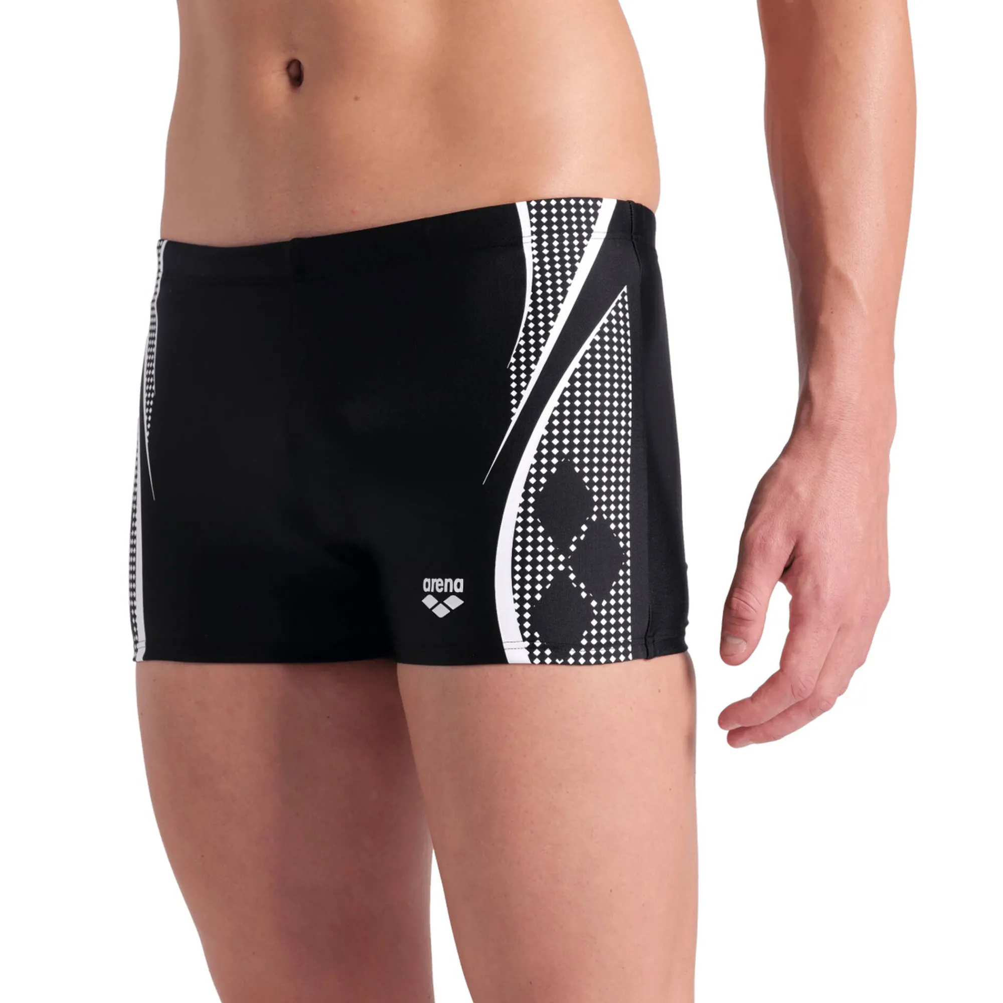 Zwembroek<Arena Zwemshorty Graphic ® zwart / wit