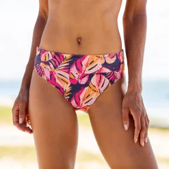 Badmode|Badmode<Blancheporte Zwemslip Baracoa - moduleerbare tailleband grijs / oranje